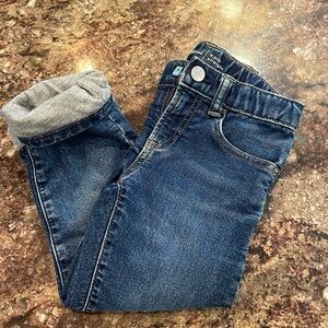 Baby Gap 4 year straight leg lined jeans.